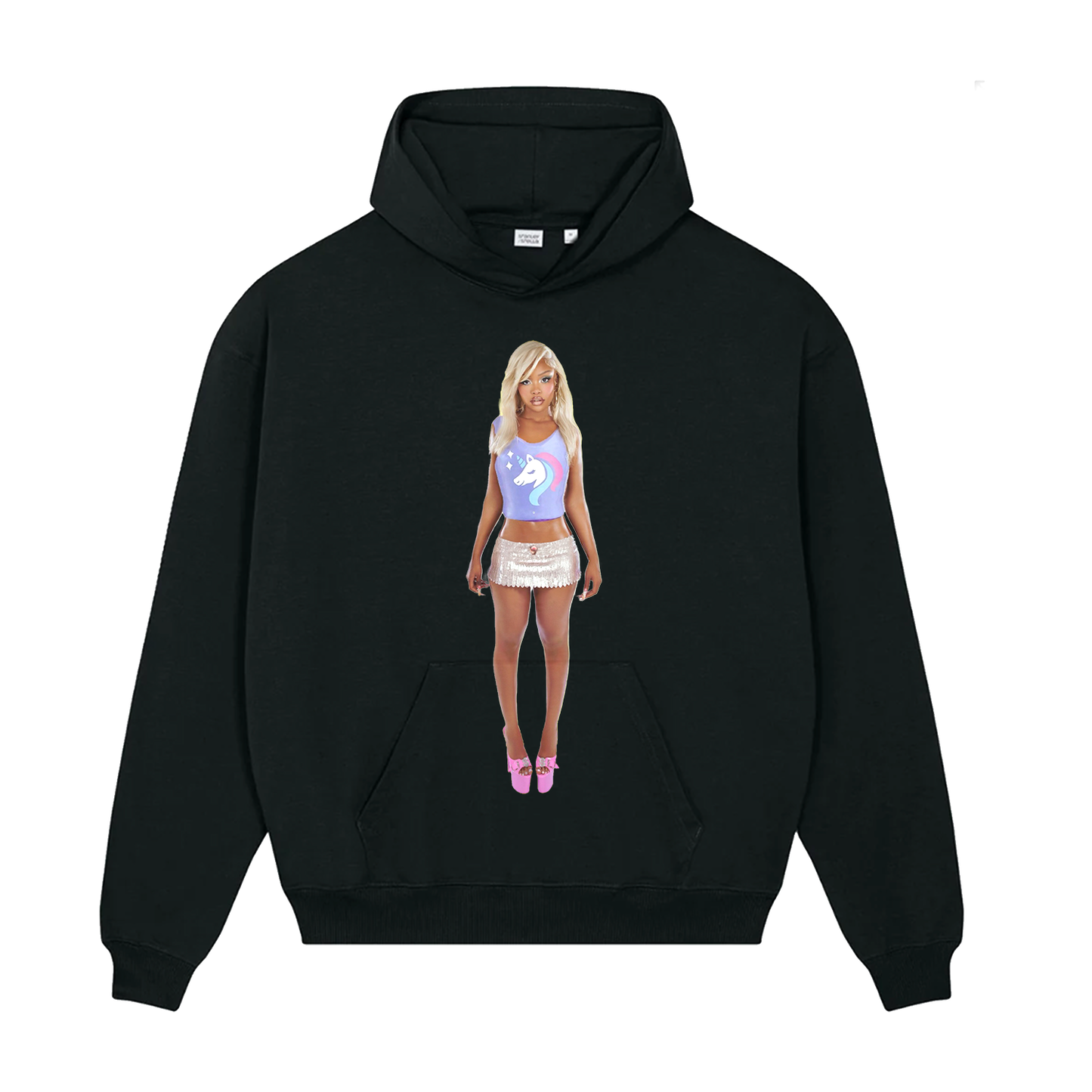 DOLL HOODIE - BLACK