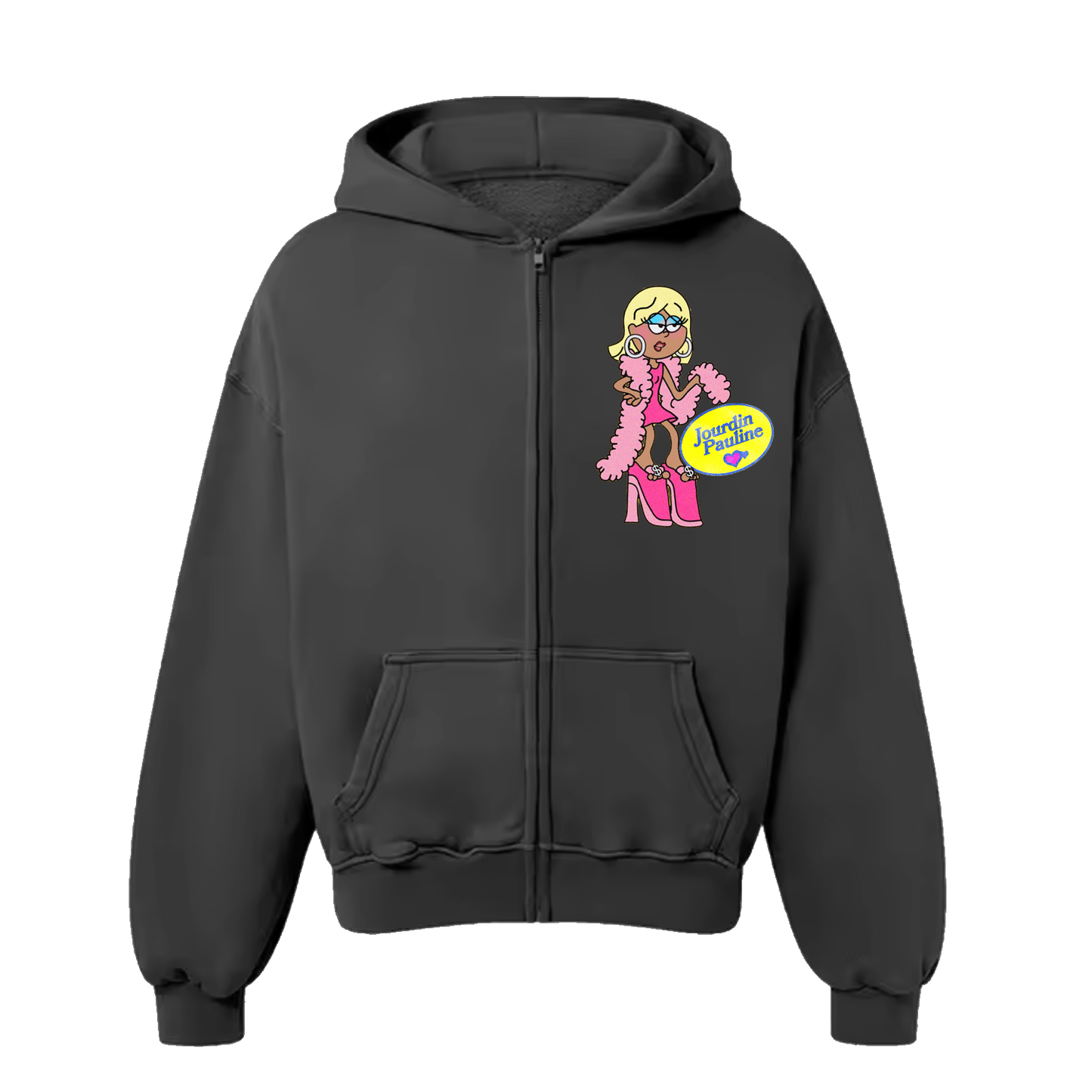 DOLL ZIPUP - BLACK