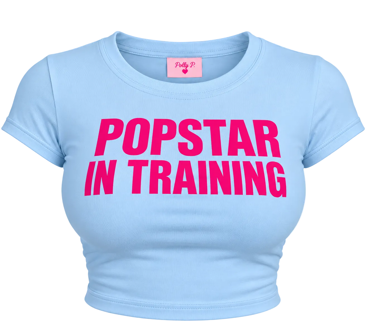 POPSTAR IN TRAINING Cropped Shirt