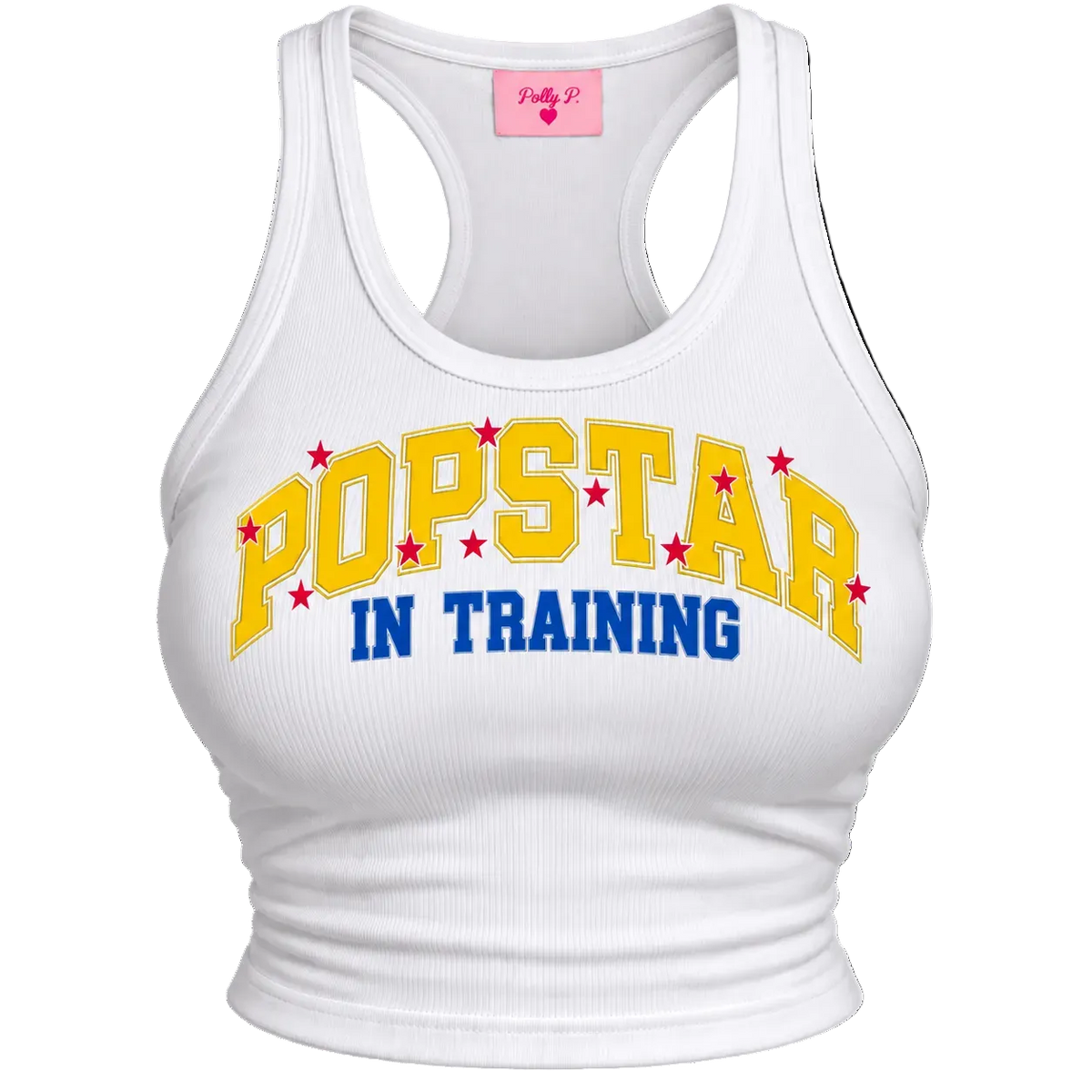POPSTAR IN TRAINING (Baby Tee) Tank Top