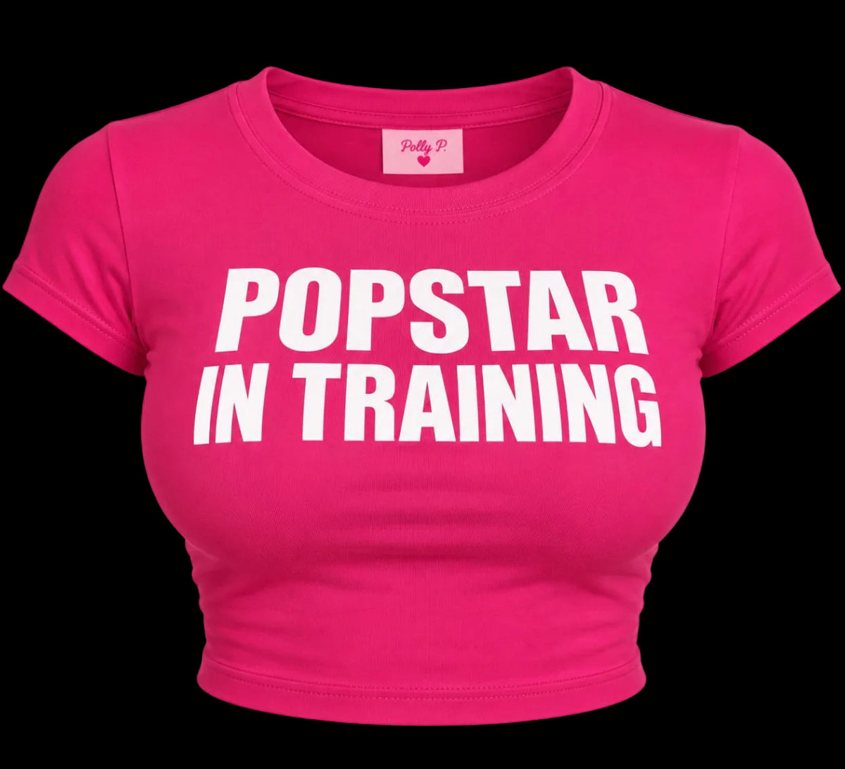 POPSTAR IN TRAINING Cropped Shirt