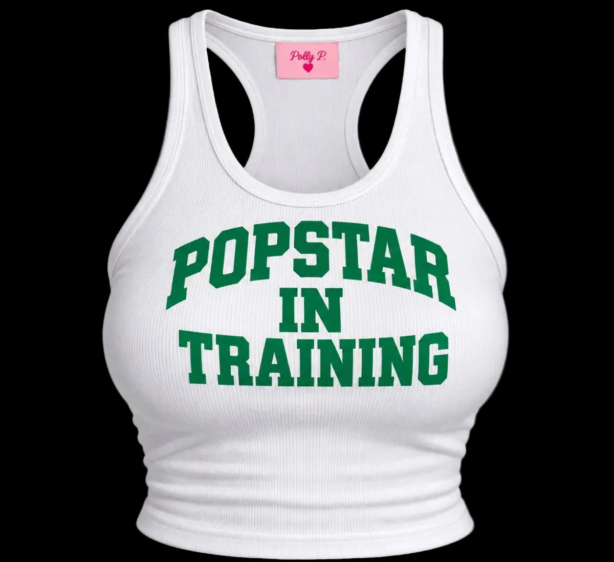 POPSTAR IN TRAINING (Baby Tee) Tank Top