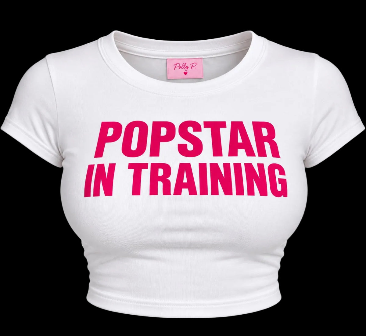 POPSTAR IN TRAINING Cropped Shirt