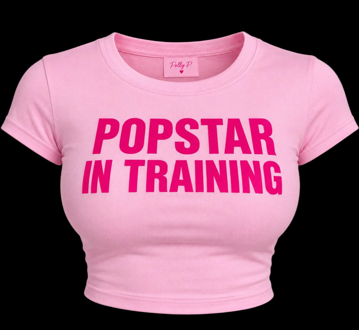 POPSTAR IN TRAINING Cropped Shirt