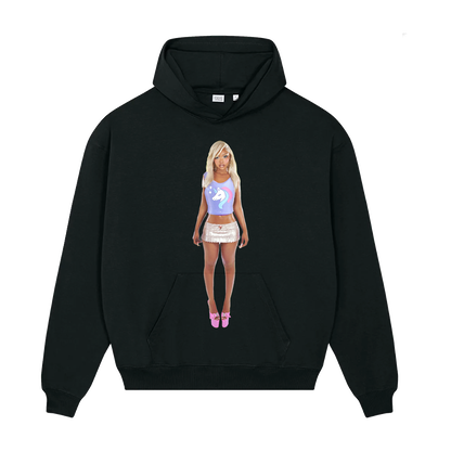 DOLL HOODIE - BLACK