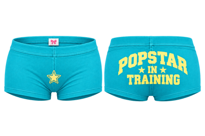 Turquoise shorts with background removed